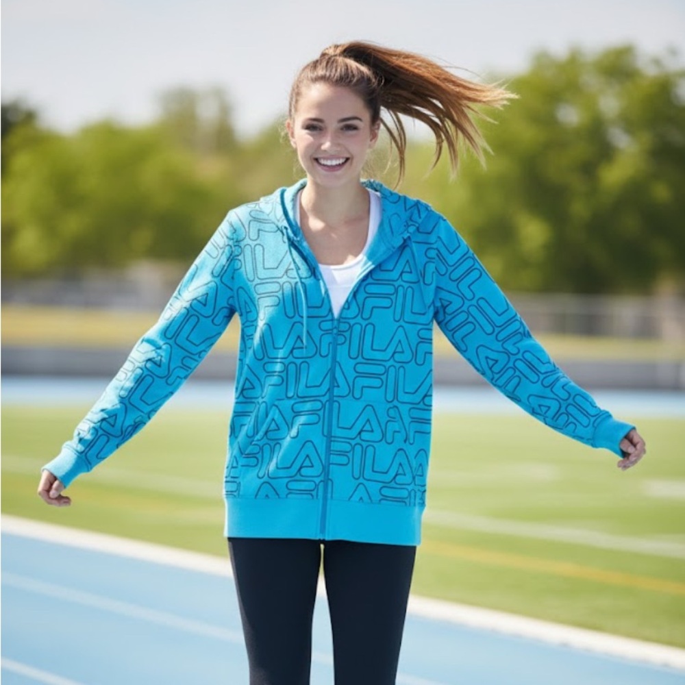NWT FILA Heartbeat Hoodie size 1X‎